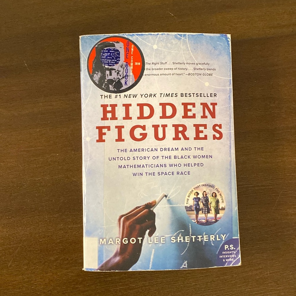 Hidden Figures by Margot Lee Shetterly (paperback) Ex-Library
